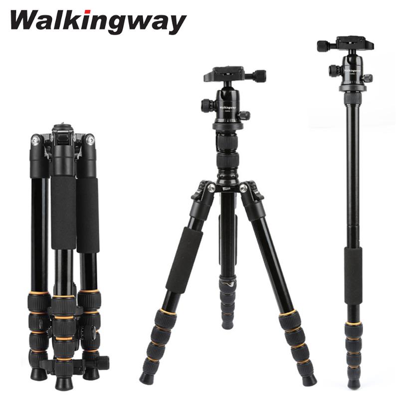 Tripod Camera Stand Stativ Trípode Aluminum Flexible Travel Monopod Professional With Ball Head Compact For DSLRs Tripods
