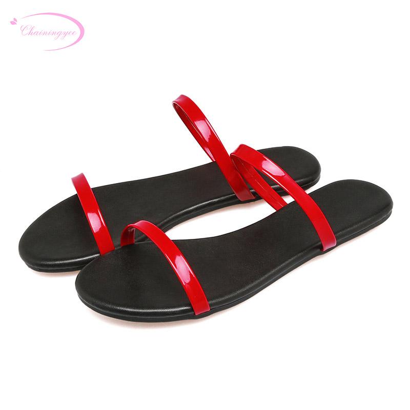 Chainingyee Sweet Style Comfortable Summer Slippers Fashion Slip-on Black White Red Gold Flat With Women's Shoes
Chainingyee Sweet Style Comfortable Summer Slippers Fashion Slip-on Black White Red Gold Flat With Women's Shoes