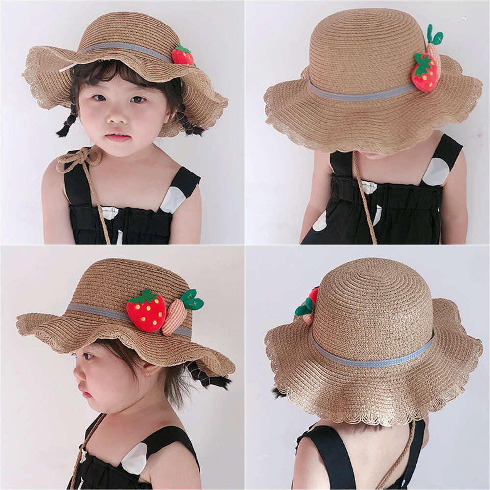 Summer children's sun protection and sunshade straw hat Sun Hat Baby Beach fisherman's girl's cool, Yellow
Summer children's sun protection and sunshade straw hat Sun Hat Baby Beach fisherman's girl's cool, Yellow
