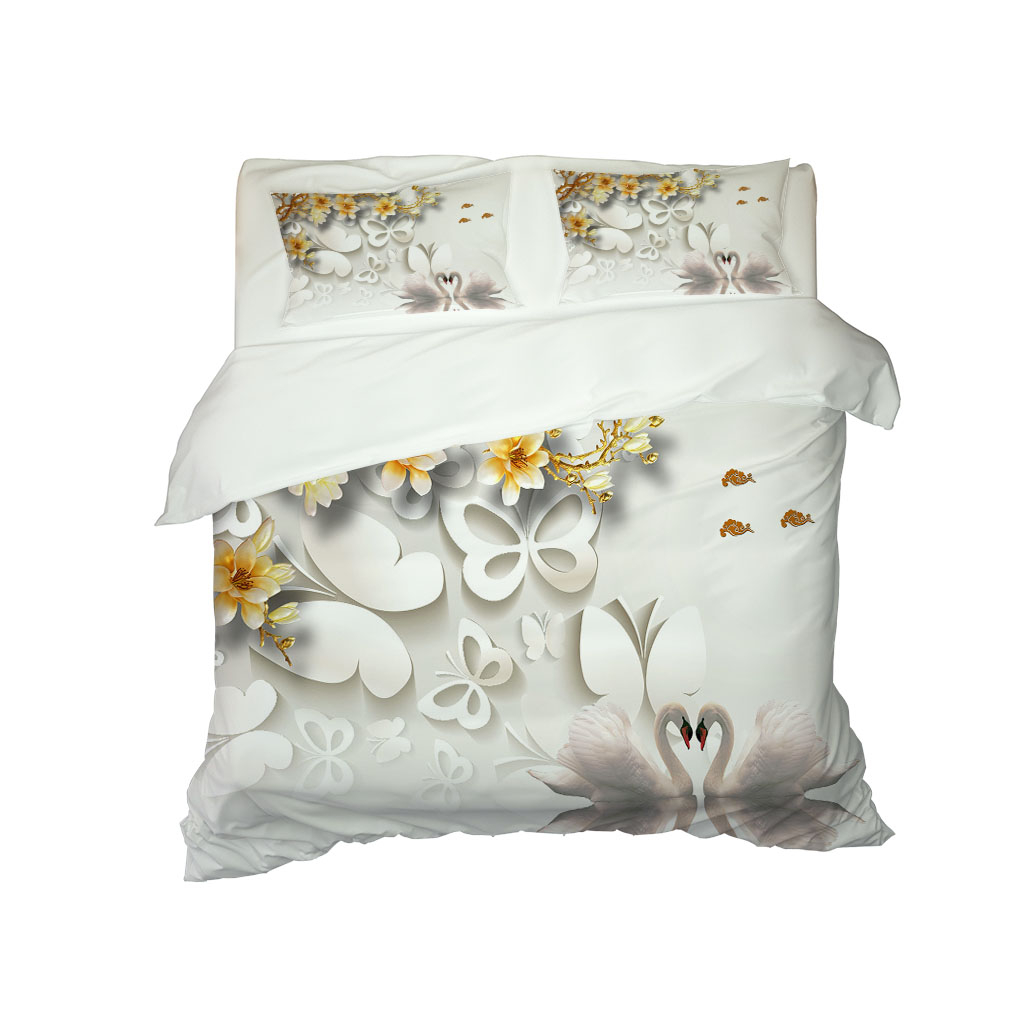 Twin Full Queen King Size Bedding Set Red 3pcs Duvet Cover Sets Pillowcase 3D Printed