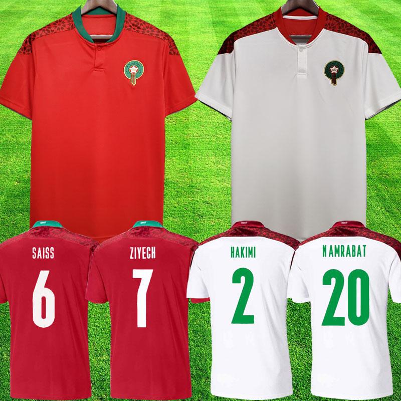 men2021 Morocco soccer jerseys home away 20 21 maillot de foot Ziyech Boufal FAJR Munir Ait Bennasser Amrabat football shirts
men2021 Morocco soccer jerseys home away 20 21 maillot de foot Ziyech Boufal FAJR Munir Ait Bennasser Amrabat football shirts