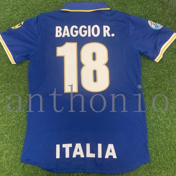 Top 1990 ITALY Retro soccer jersey Schillaci Baggio R. 18 DEL PIERO 10 ITALIA 1996 football shirt Ancelotti Maglia da calcio vintage Maillot, 1990 home custom
Top 1990 ITALY Retro soccer jersey Schillaci Baggio R. 18 DEL PIERO 10 ITALIA 1996 football shirt Ancelotti Maglia da calcio vintage Maillot, 1990 home custom