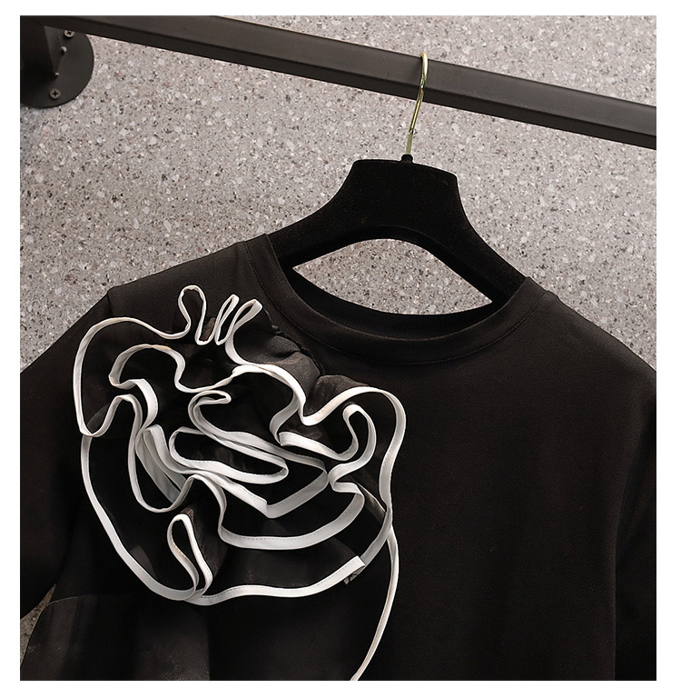 Summer Two piece set Elegant Fashion Chic Flowers T-Shirt Top + Plaid Drawstring Mermaid Skirts Office OL Casual Outfits 210519