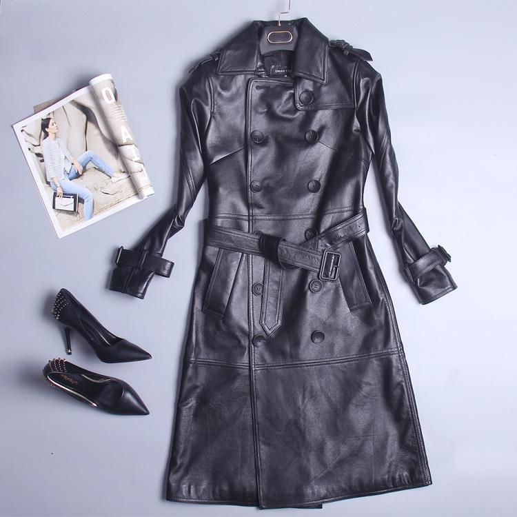 Women's Leather & Faux Office Lady Womem's Genuine Windbreaker Sheep Skin Coat Suit Collar Medium Long Style Slim Lapel Thin Clothin, Smoke gray medium lo
Women's Leather & Faux Office Lady Womem's Genuine Windbreaker Sheep Skin Coat Suit Collar Medium Long Style Slim Lapel Thin Clothin, Smoke gray medium lo