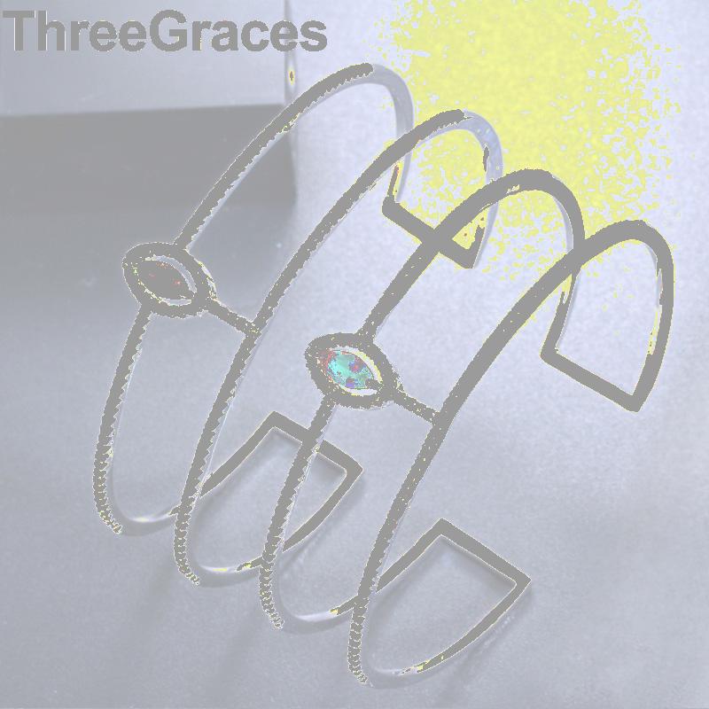 Bangle ThreeGraces Summer Trendy Women Geometric Wire Expandable Cuff Inlaid Glowing Cubic Zirconia Crystal Bridal Jewelry BA013, Black
Bangle ThreeGraces Summer Trendy Women Geometric Wire Expandable Cuff Inlaid Glowing Cubic Zirconia Crystal Bridal Jewelry BA013, Black