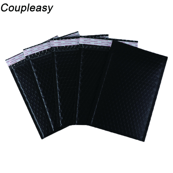 20pcs Matte Black Bubble Envelopes Plastic Foam Mailer Bag Self Seal Shipping Padded Envelopes Waterproof Courier 7 sizes