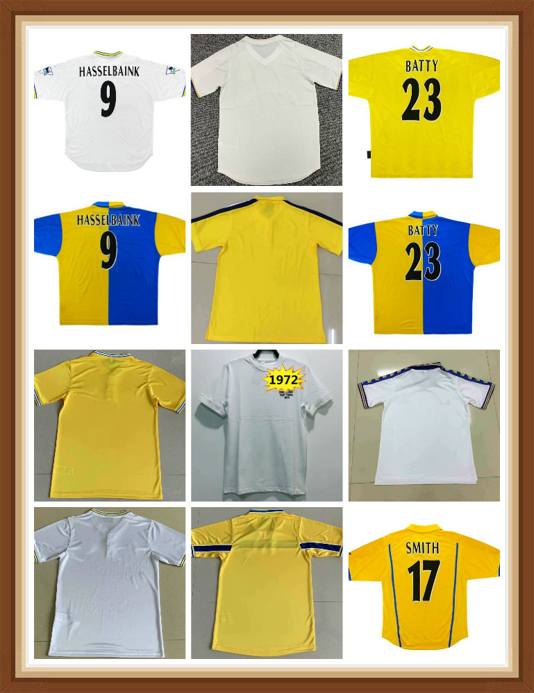 1972 1996 1997 Retro LEEDS United HASSELBAINK Soccer Jersey 72 77 78 95 96 97 98 99 00 01SMITH KEWELL HOPKIN Classic ancient green Football shirt Home white top, Customize
1972 1996 1997 Retro LEEDS United HASSELBAINK Soccer Jersey 72 77 78 95 96 97 98 99 00 01SMITH KEWELL HOPKIN Classic ancient green Football shirt Home white top, Customize