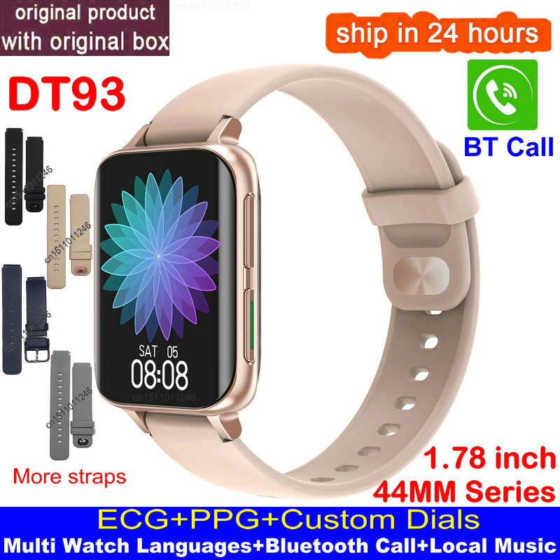 1.78inch DT93 Smart Watch Men Phone Call ECG 420*485 Custom Watch Face Heart Rate Fitness Tracker PK W46 FK88 Smartwatchg, Black silica
1.78inch DT93 Smart Watch Men Phone Call ECG 420*485 Custom Watch Face Heart Rate Fitness Tracker PK W46 FK88 Smartwatchg, Black silica