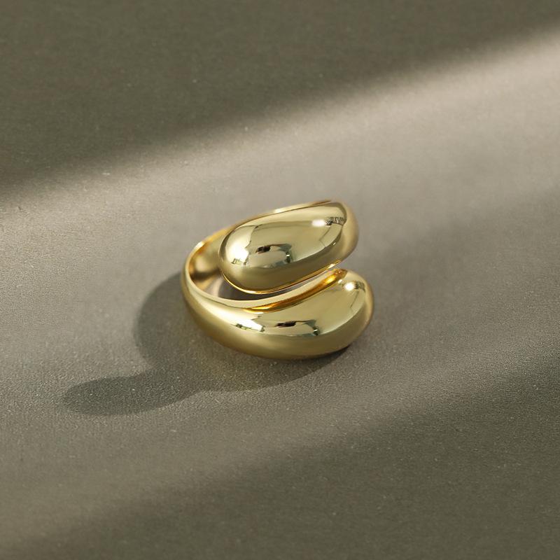 Cluster Rings XIHA Real 925 Sterling Silver Ring Double Water Drop Large Adjustable Gold For Women Punk Chunky Statement Jewellery 2021
Cluster Rings XIHA Real 925 Sterling Silver Ring Double Water Drop Large Adjustable Gold For Women Punk Chunky Statement Jewellery 2021