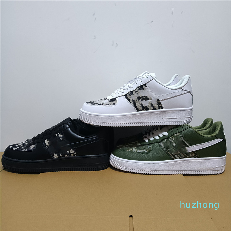high-quality genuine leather green shoe Men Women Low Cut One Casual shoes White Black Skateboard Classic Trainers High Sneakers
high-quality genuine leather green shoe Men Women Low Cut One Casual shoes White Black Skateboard Classic Trainers High Sneakers