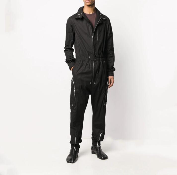 Men's Pants Trend Simple Loose Jumpsuit Casual Catwalk Straight Youth Overalls Jumpsuits Singer Costumes Trousers, Black
Men's Pants Trend Simple Loose Jumpsuit Casual Catwalk Straight Youth Overalls Jumpsuits Singer Costumes Trousers, Black