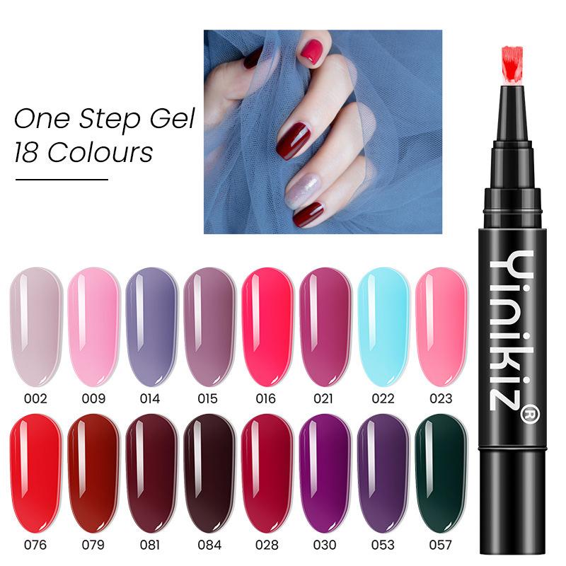Nail Gel One Step Pen Portable 3 In 1 Polish Professional DIY Accessories For Women Girls SOYW889, Red;pink
Nail Gel One Step Pen Portable 3 In 1 Polish Professional DIY Accessories For Women Girls SOYW889, Red;pink