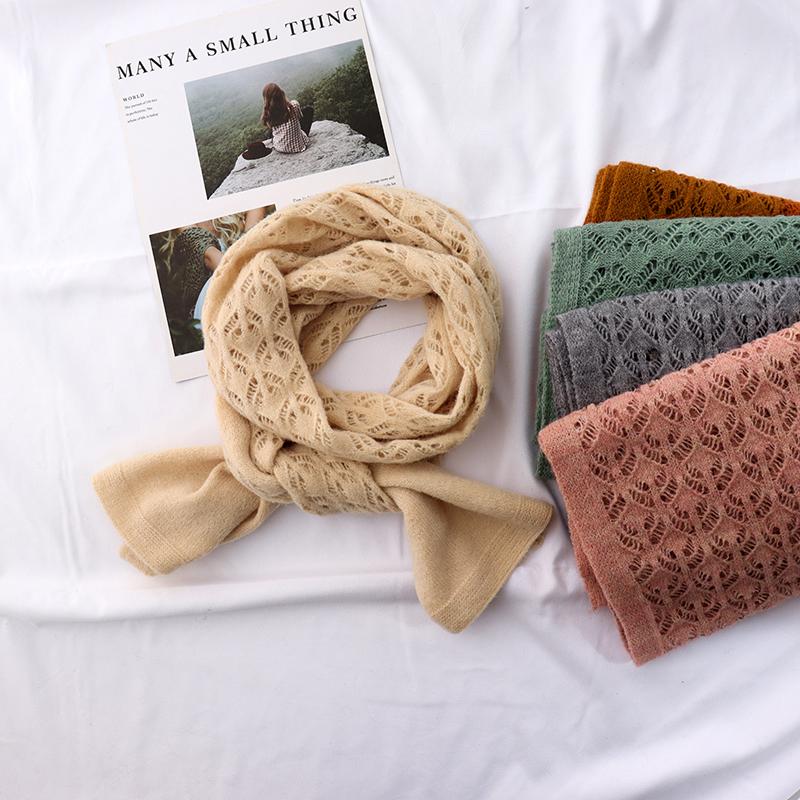 Scarves Korea Style Hollow Out Wool Long Small Scarf For Women In Spring And Autumn Warm Fashion Casual
Scarves Korea Style Hollow Out Wool Long Small Scarf For Women In Spring And Autumn Warm Fashion Casual