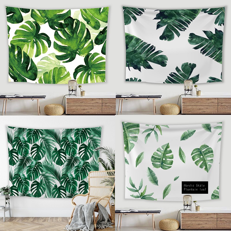Various Green Leaf Tapestry Plantain Nordic StyleLeaves Printed Tapestries Room Office Garden Wall Hnaging Decoration Sofa Cover Picinic Sitting
Various Green Leaf Tapestry Plantain Nordic StyleLeaves Printed Tapestries Room Office Garden Wall Hnaging Decoration Sofa Cover Picinic Sitting
