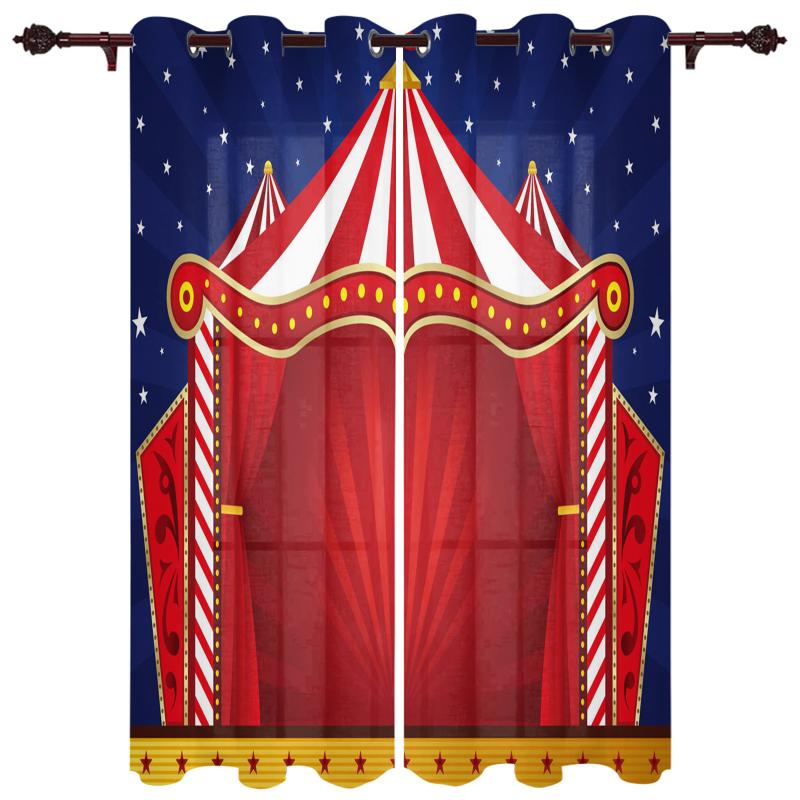 Luxury Modern Window Curtains Circus Festival Retro Bedroom Living Room Dining Decoration Translucent Beautiful Curtain & Drapes
Luxury Modern Window Curtains Circus Festival Retro Bedroom Living Room Dining Decoration Translucent Beautiful Curtain & Drapes