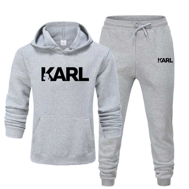 Hip Hop Brand Karls Men Sweatshirt Sweatpants 2 Pieces Sets Autumn Winter Warm Hoodie Tracksuit Mens Hooded Suit Sudadera Hombre X0610, P65 gray
Hip Hop Brand Karls Men Sweatshirt Sweatpants 2 Pieces Sets Autumn Winter Warm Hoodie Tracksuit Mens Hooded Suit Sudadera Hombre X0610, P65 gray