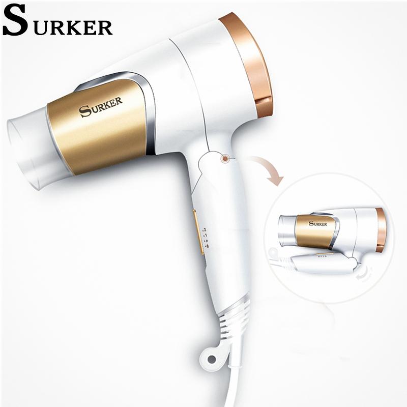 Electric Hair Brushes Surker Professional Dryer Anion Foldable 1600W Quick-drying Tools 3 Files Mini Suszarka Do Wlosow SK-3909
Electric Hair Brushes Surker Professional Dryer Anion Foldable 1600W Quick-drying Tools 3 Files Mini Suszarka Do Wlosow SK-3909