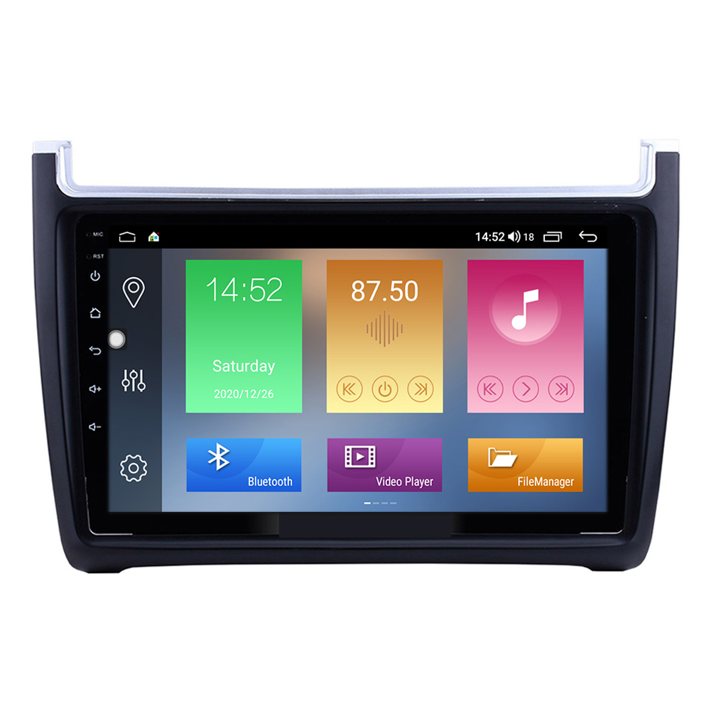 car dvd GPS Navi Stereo Player for 2012-2015 VW Volkswagen Polo Head Unit with Mirror Link Steering Wheel Control 9 Inch Android 10