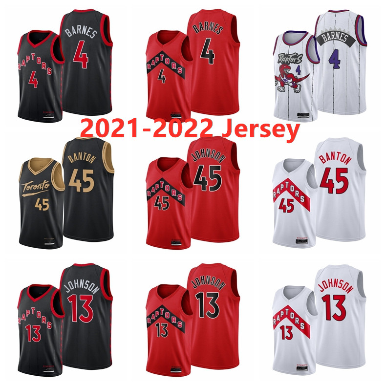 2021 Draft Scottie Barnes 4 David Johnson 13 Dalano Banton 45 Basketball TorontoRaptorsMen White Jersey Edition City, Black;red
2021 Draft Scottie Barnes 4 David Johnson 13 Dalano Banton 45 Basketball TorontoRaptorsMen White Jersey Edition City, Black;red