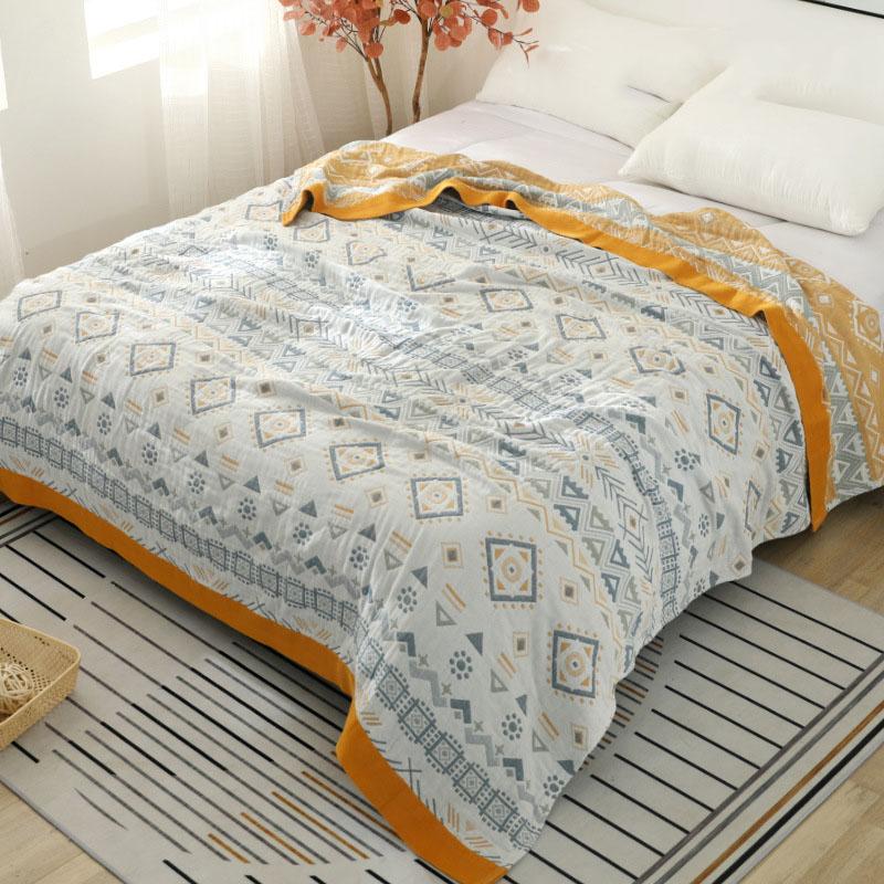Gauze Thin Quilt Bohemian Style Cotton Bed Blanket Soft Cartoon Cat Bespread For Double Bedding Cover Queen King Comforters & Sets
Gauze Thin Quilt Bohemian Style Cotton Bed Blanket Soft Cartoon Cat Bespread For Double Bedding Cover Queen King Comforters & Sets