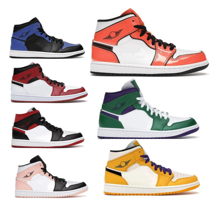 Jumpman 1 High Basketball Shoes 1s University blue Court Purple Lakers UNC Obsidian game Sneakers trainers 40-46, Cream
Jumpman 1 High Basketball Shoes 1s University blue Court Purple Lakers UNC Obsidian game Sneakers trainers 40-46, Cream