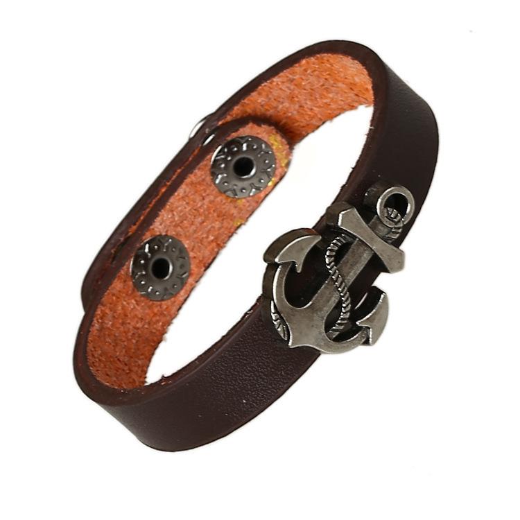 Beaded, Strands Day Liuhang Leather Anchor Cowhide Cortex Bracelet Ornaments Punk, Black
Beaded, Strands Day Liuhang Leather Anchor Cowhide Cortex Bracelet Ornaments Punk, Black
