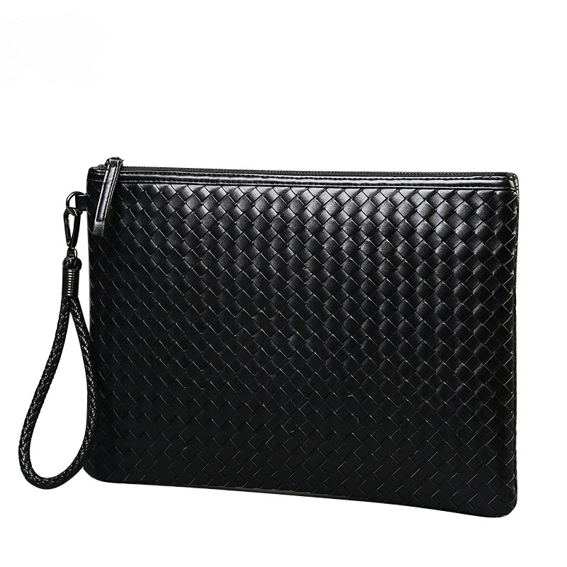 Woven Bags Men Leather Knitting Wallet Handy Handbags Clutches Male Large Purse with Shoulder Strap Pu Leather Hand
Woven Bags Men Leather Knitting Wallet Handy Handbags Clutches Male Large Purse with Shoulder Strap Pu Leather Hand