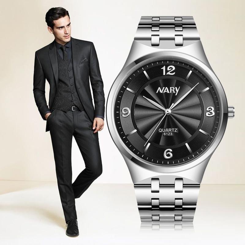 Wristwatches Casual Men Watches Mens Nary Wristwatch Stainless Steel Quartz Fashion Business Montre Homme, 166123black
Wristwatches Casual Men Watches Mens Nary Wristwatch Stainless Steel Quartz Fashion Business Montre Homme, 166123black