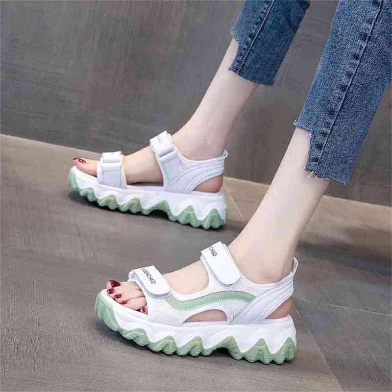 Summer Chunky Sandals for Women Fashion Platform Sandal Ladies Designers Casual Wedges Female Brand Sports 210521, Gray
Summer Chunky Sandals for Women Fashion Platform Sandal Ladies Designers Casual Wedges Female Brand Sports 210521, Gray
