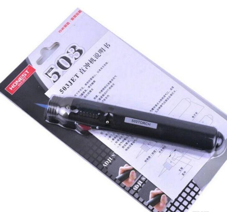 HONEST 503 503TORCH 503JET outdoor Lighter Torch Jet Flame Pencil Butane Gas Refillable Fuel Welding Soldering Pen
HONEST 503 503TORCH 503JET outdoor Lighter Torch Jet Flame Pencil Butane Gas Refillable Fuel Welding Soldering Pen