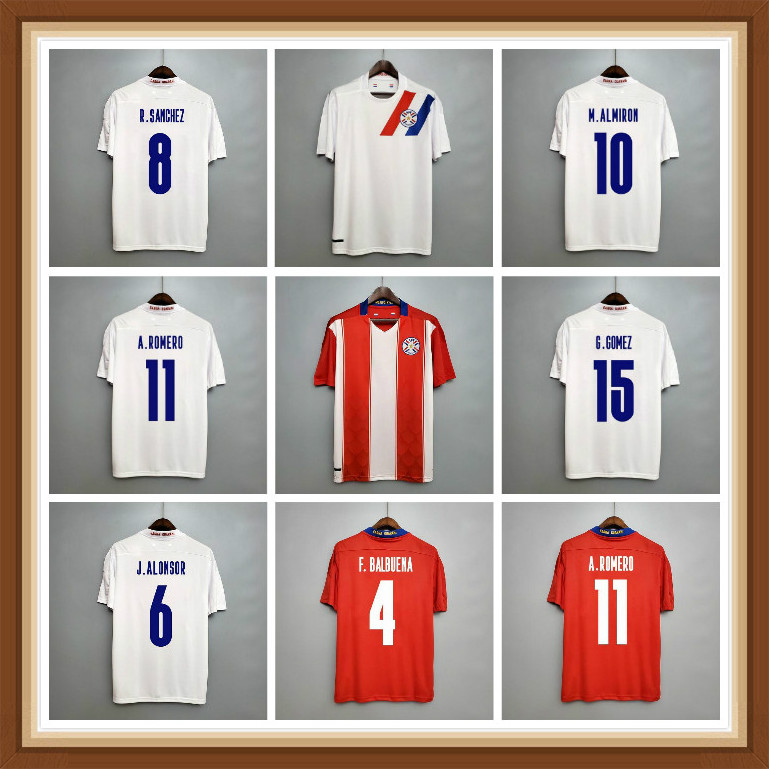 Paraguay nationa Copa América football team 2021 soccer jersey Home red Away white jerseys Hombres camisetas de fútbol Men shirts Uniform, Black;yellow
Paraguay nationa Copa América football team 2021 soccer jersey Home red Away white jerseys Hombres camisetas de fútbol Men shirts Uniform, Black;yellow