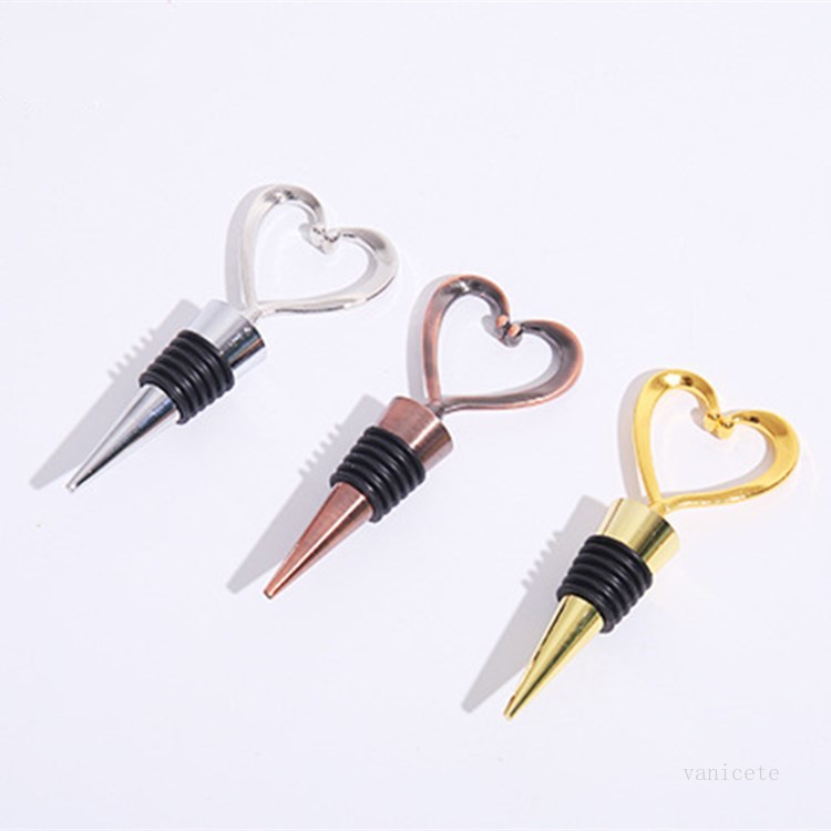 Champagne shape of love Metal Wine Bottle Stopper Rose Gold Silver Elegant Heart Lover Shaped Red Wine Stopper Kitchen Tools T2I52126
Champagne shape of love Metal Wine Bottle Stopper Rose Gold Silver Elegant Heart Lover Shaped Red Wine Stopper Kitchen Tools T2I52126