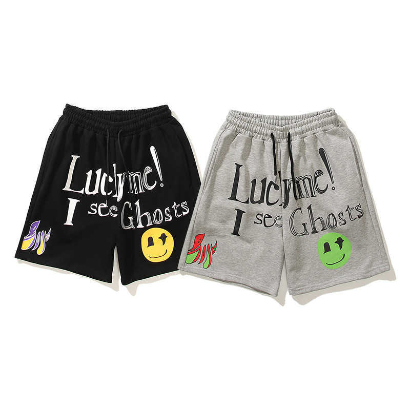 Kanye West Shorts Men Women High Quality Cotton KID SEE GHOSTS Shorts Hip Hop Lucky Me I see Ghosts Print Travis Scott Trousers X0726
Kanye West Shorts Men Women High Quality Cotton KID SEE GHOSTS Shorts Hip Hop Lucky Me I see Ghosts Print Travis Scott Trousers X0726