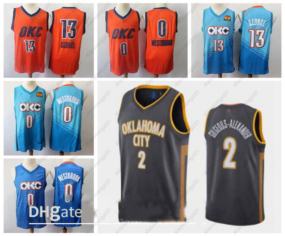 Men 2 Shai Gilgeous-Alexander OklahomaCity ThunderJersey 0 Russell Westbrook City Paul George 13 Edition Basketball Jerseys
Men 2 Shai Gilgeous-Alexander OklahomaCity ThunderJersey 0 Russell Westbrook City Paul George 13 Edition Basketball Jerseys