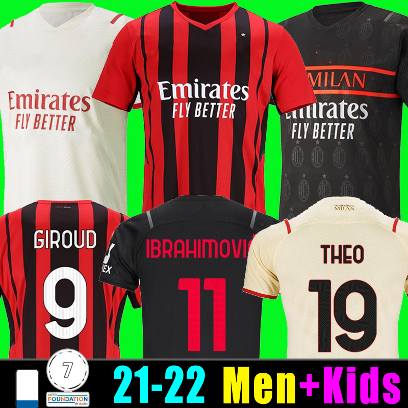 21 22 AC milan soccer jerseys GIROUD MAIGNAN IBRAHIMOVIC BRAHIM KESSIE football shirt 2021 2022 TONALI PAQUETA BENNACER REBIC Camiseta de futbol LEAO Thai, 3rd men + ucl
21 22 AC milan soccer jerseys GIROUD MAIGNAN IBRAHIMOVIC BRAHIM KESSIE football shirt 2021 2022 TONALI PAQUETA BENNACER REBIC Camiseta de futbol LEAO Thai, 3rd men + ucl