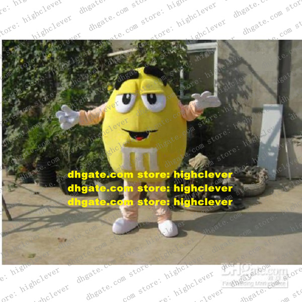 Likable Yellow M&M Chocolate Chips Bean Adult Mascot Costume Mascotte Marble Chocolates With Black Eyebrow No.557 Free Ship, Red;yellow
Likable Yellow M&M Chocolate Chips Bean Adult Mascot Costume Mascotte Marble Chocolates With Black Eyebrow No.557 Free Ship, Red;yellow