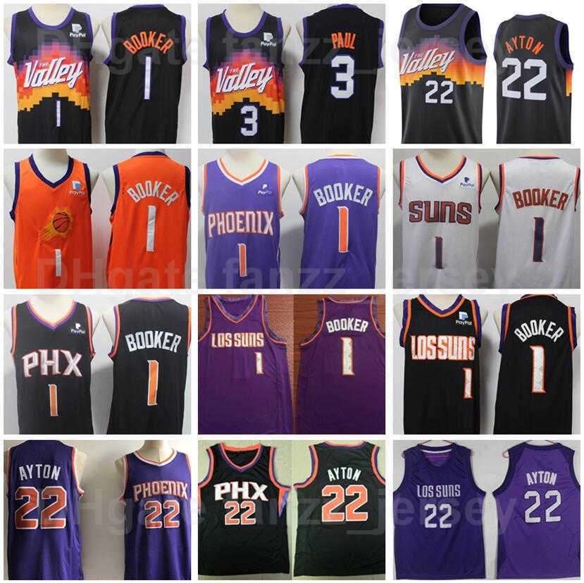 High/Top Basketball Devin Booker Jersey 1 DeAndre Ayton 22 Chris Paul 3 For Sport Fans Stitched Black White Purple Orange Quality, 1 black
High/Top Basketball Devin Booker Jersey 1 DeAndre Ayton 22 Chris Paul 3 For Sport Fans Stitched Black White Purple Orange Quality, 1 black