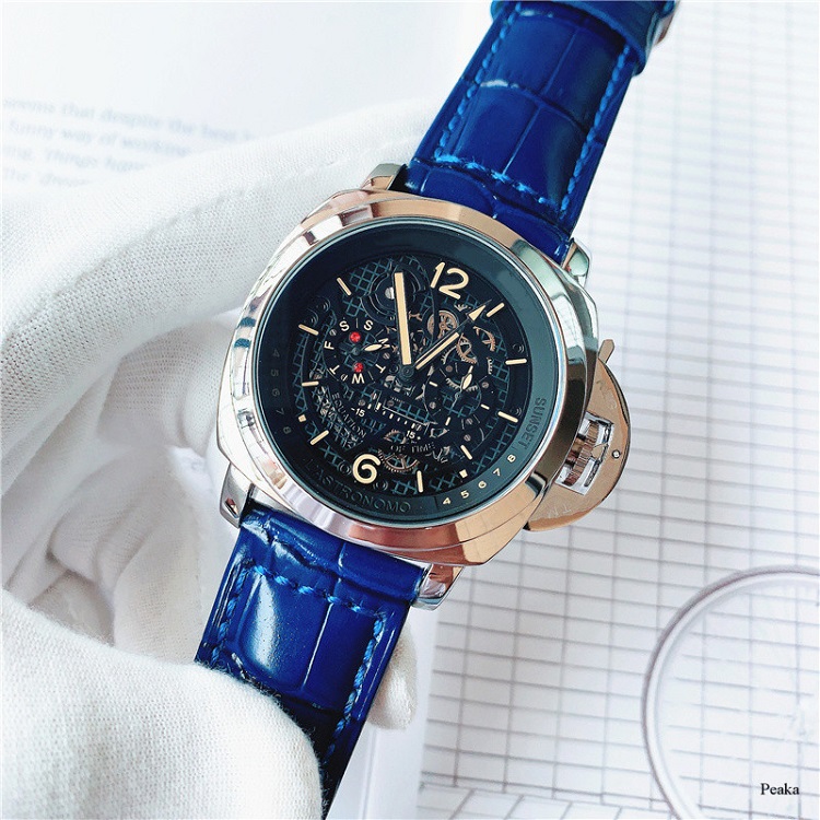 Luxury Watches Five stitches All the dials work Mens Quartz Watch pane brand clock leather strap Fashion Round shape Leisure style
Luxury Watches Five stitches All the dials work Mens Quartz Watch pane brand clock leather strap Fashion Round shape Leisure style