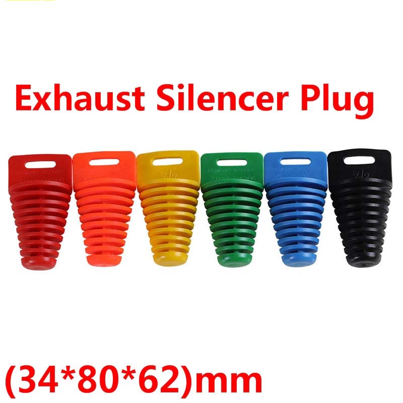 Motorcycle Exhaust Pipe Muffler 27-48mm 33-62mm Rocket Dirt Bike Universal Wash Waterproof Plug Silencer Pipes Accessory