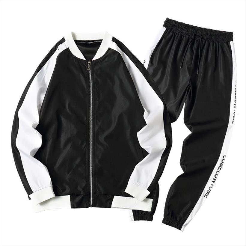 spring casual sets zipper patchwork men tracksuit hip hop streetwear sporting suit male jacket pants loose, Gray
spring casual sets zipper patchwork men tracksuit hip hop streetwear sporting suit male jacket pants loose, Gray