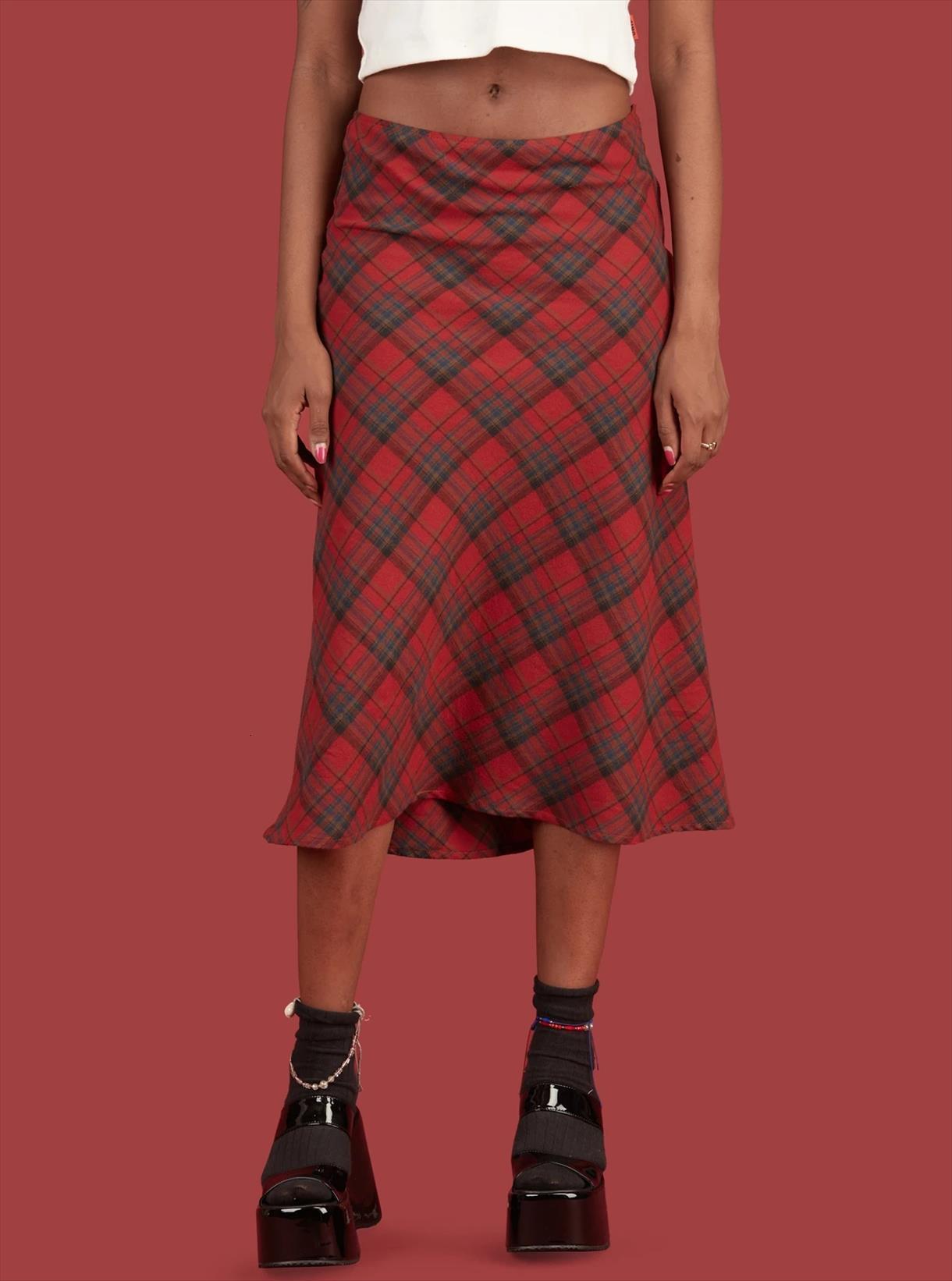 vintage 90s plaid high waist womens skirt brown midi indie aesthetics printing a line long y2k e girls streetwear summer, Black
vintage 90s plaid high waist womens skirt brown midi indie aesthetics printing a line long y2k e girls streetwear summer, Black