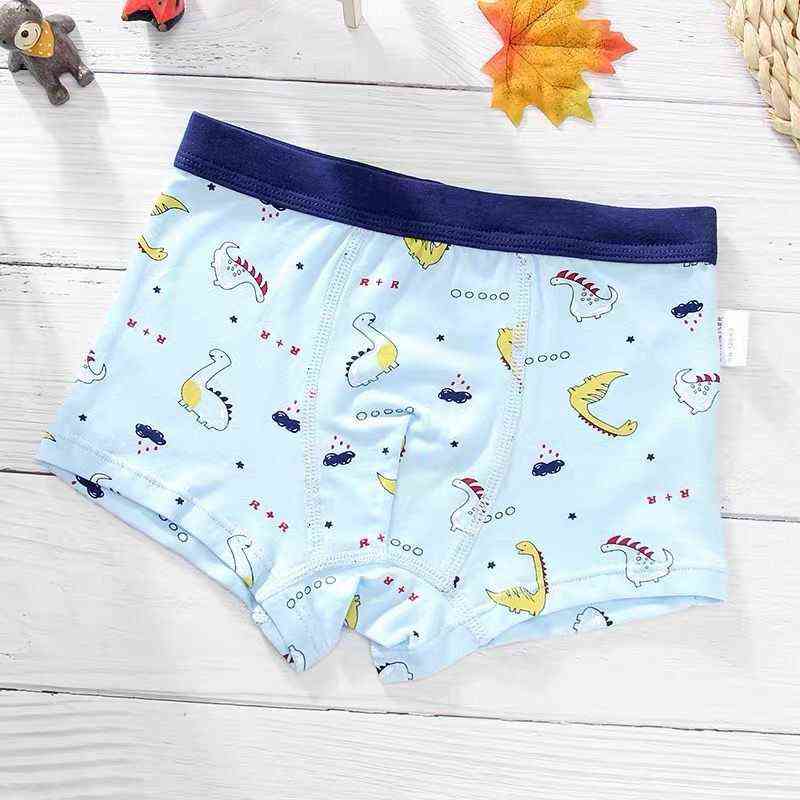 4Pcs/Lot Cotton Kids Boys Underwear Boxer Baby Children Panties Briefs Teenager Underpants 2-12Y 211122