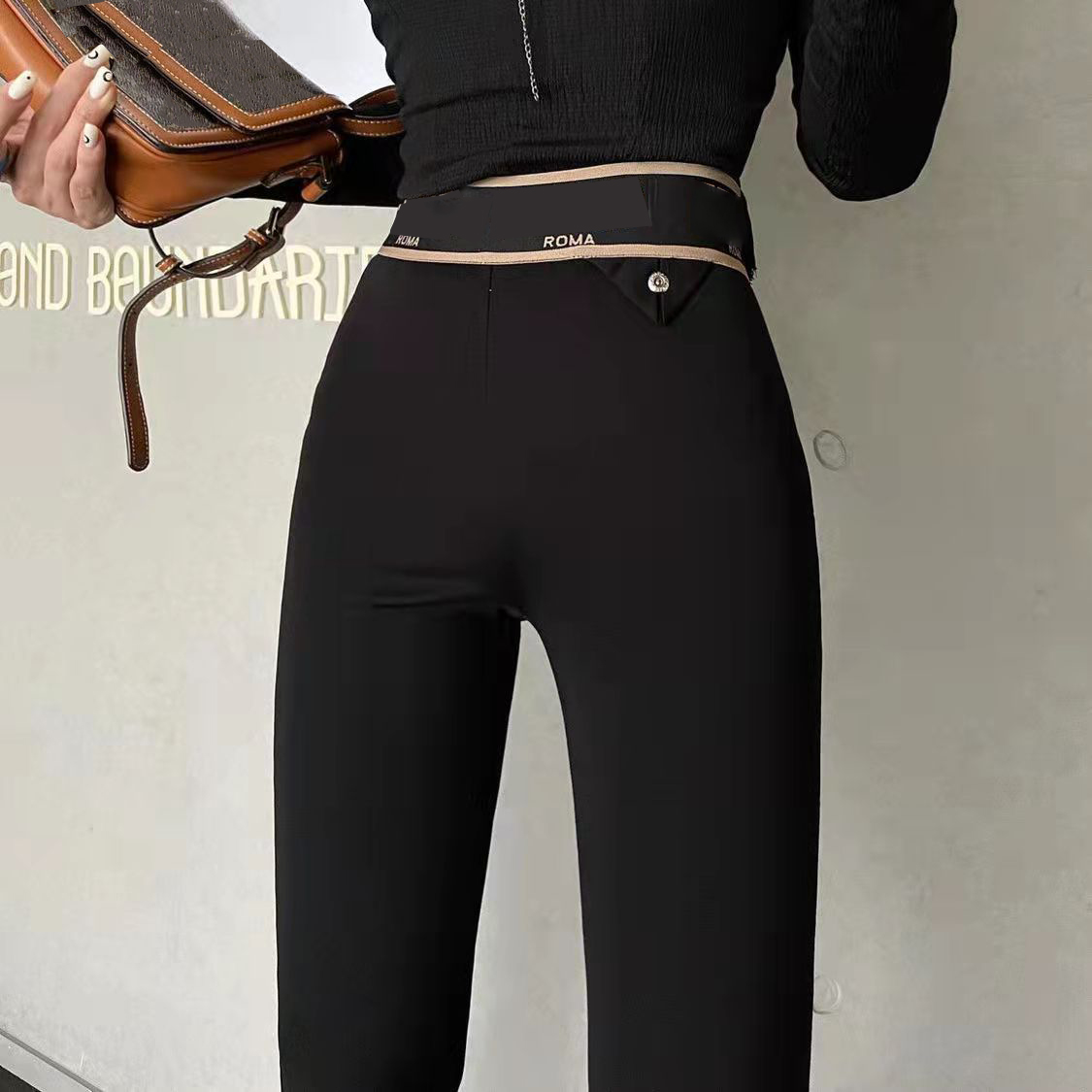 Women Pants Capris Leggings Sport Letters Bottoms For Lady Slim Full Length Track Pant Budge Back Pocket Fit Spring Autumn Fashion Trouse Size -L, Black-b
Women Pants Capris Leggings Sport Letters Bottoms For Lady Slim Full Length Track Pant Budge Back Pocket Fit Spring Autumn Fashion Trouse Size -L, Black-b
