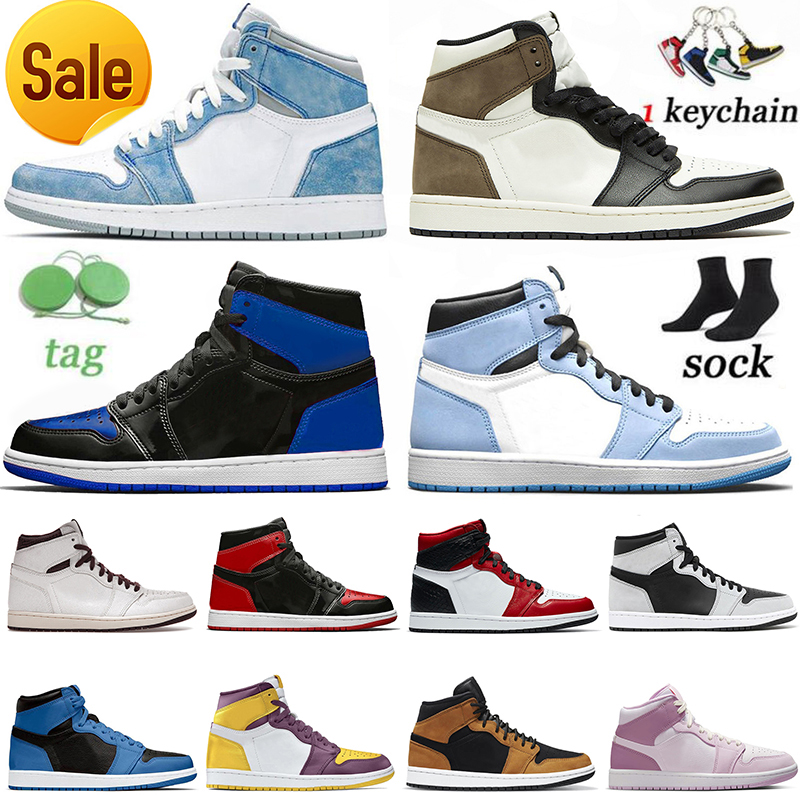Jordan 1s University Blue UNC Men Women Basketball Shoes Jumpman 1 High OG Dark Mocha Marina Pollen Twist Trainers Hyper Patent Royal Sport Sneakers Size 13, No#3 high og hyper royal 36-47
Jordan 1s University Blue UNC Men Women Basketball Shoes Jumpman 1 High OG Dark Mocha Marina Pollen Twist Trainers Hyper Patent Royal Sport Sneakers Size 13, No#3 high og hyper royal 36-47