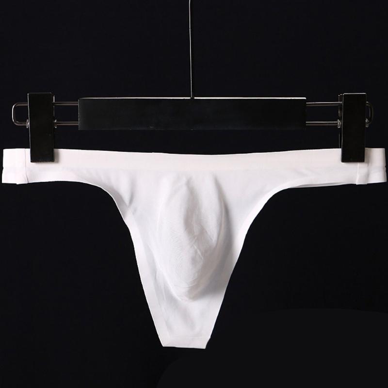 Underpants Men'S Seamless Ice Silk Breathable Sexy One-Piece Low-Rise Thong T-Pants Panties Men's T Pants Breatha, Black
Underpants Men'S Seamless Ice Silk Breathable Sexy One-Piece Low-Rise Thong T-Pants Panties Men's T Pants Breatha, Black