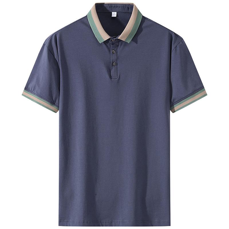 Men's Polos 2021's Shirt Fashion Brand Summer Business Light Luxury Lapel High-End Short Sleeve, Iron gray
Men's Polos 2021's Shirt Fashion Brand Summer Business Light Luxury Lapel High-End Short Sleeve, Iron gray