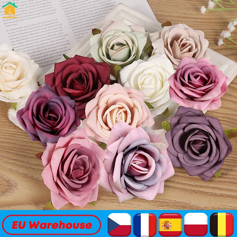 Decorative Flowers & Wreaths 30Pcs Rose Artificial Silk Flower European Retro Simulation Decorations For Wedding Birthday Party Home Scatter
Decorative Flowers & Wreaths 30Pcs Rose Artificial Silk Flower European Retro Simulation Decorations For Wedding Birthday Party Home Scatter