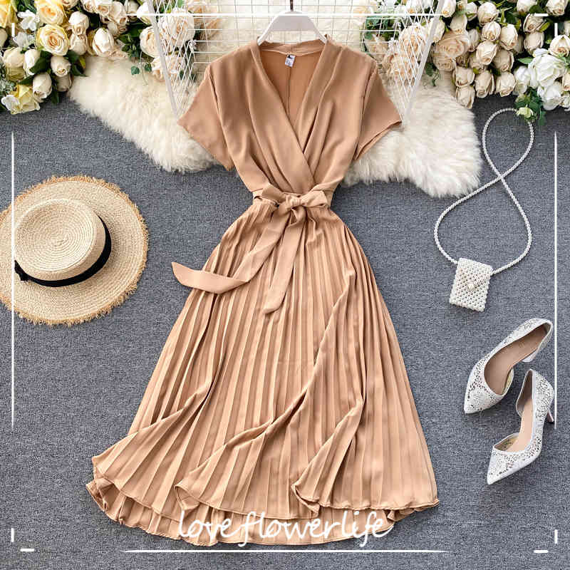 LoveFlowerLife Lady Women Dress Bandage Pleated A-line Vestidos Summer Bow Vintage Holiday Robes Long Dresses 210521
LoveFlowerLife Lady Women Dress Bandage Pleated A-line Vestidos Summer Bow Vintage Holiday Robes Long Dresses 210521