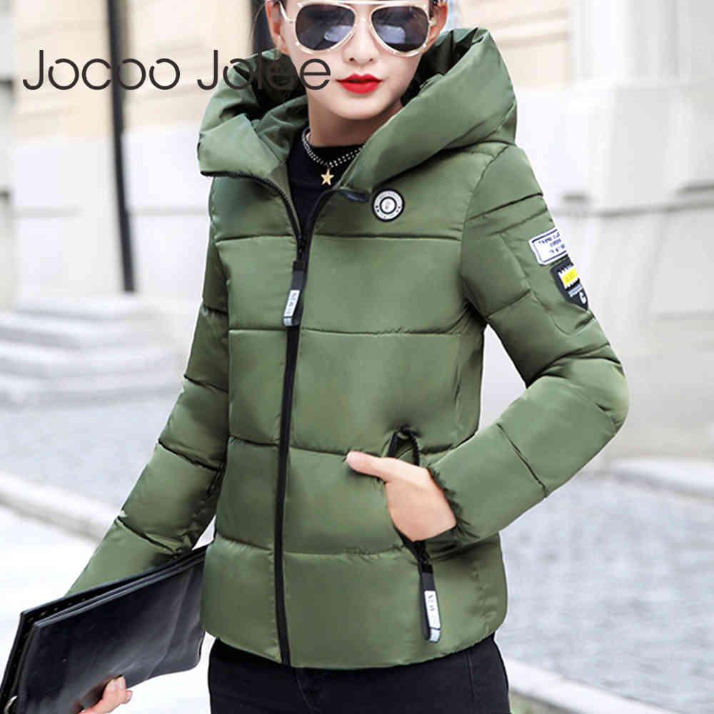 Winter Parkas Women Plus Size 5XL Coat Jacket Hooded Thick Warm Short Outerwear Female Slim Cotton Padded Basic Tops 210428