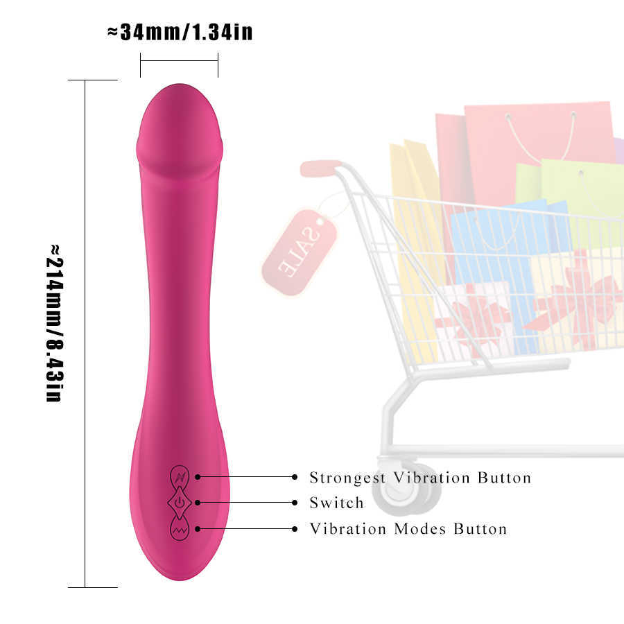 Realistic Dildo Vibrators for Women Silicone Rechargeable Vibrators G-spot Vaginal Clitoris Stimulators Adult Sex Toys for Women Y201118